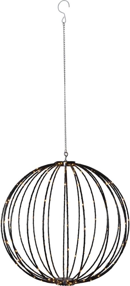 3D-Kugel "Mounty" schwarz, Ø50cm, 198 LEDs, 230V Bild 1