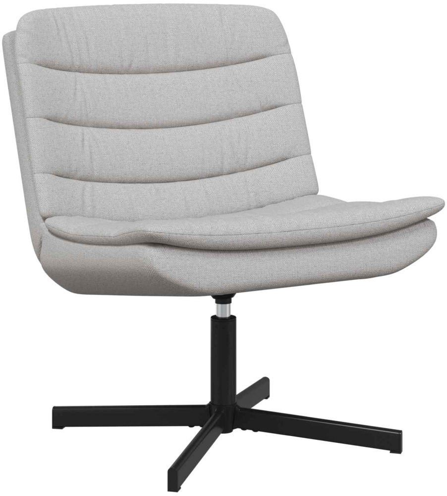 vidaXL Drehstuhl Wolkengrau 63 x 75 x 76 cm Stoff 42007358 Bild 1