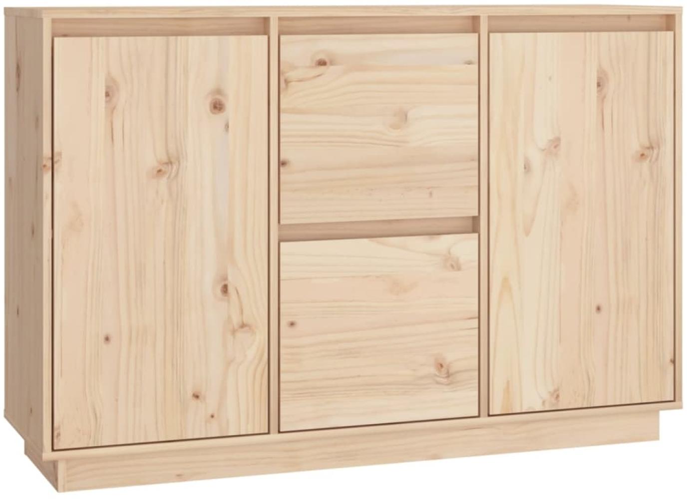vidaXL Sideboard 111x34x75 cm Massivholz Kiefer 814309 Bild 1