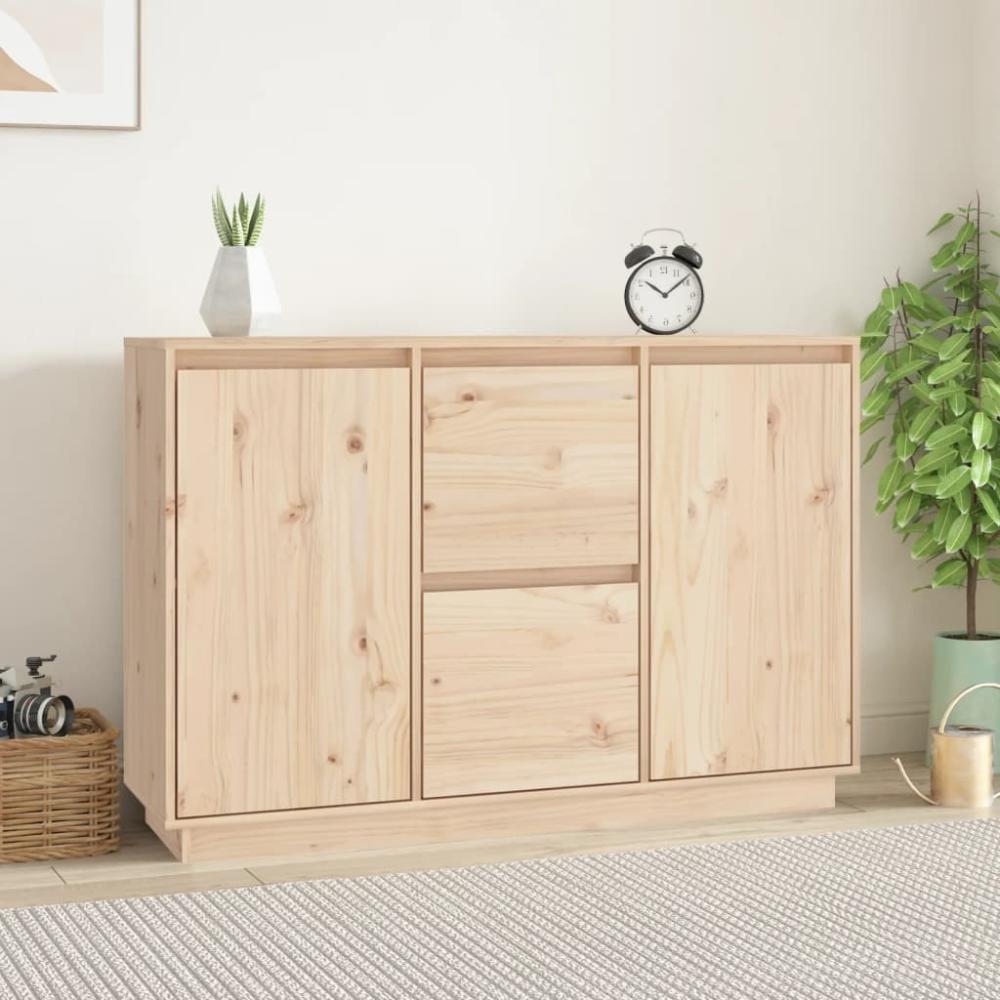 vidaXL Sideboard 111x34x75 cm Massivholz Kiefer 814309 Bild 1