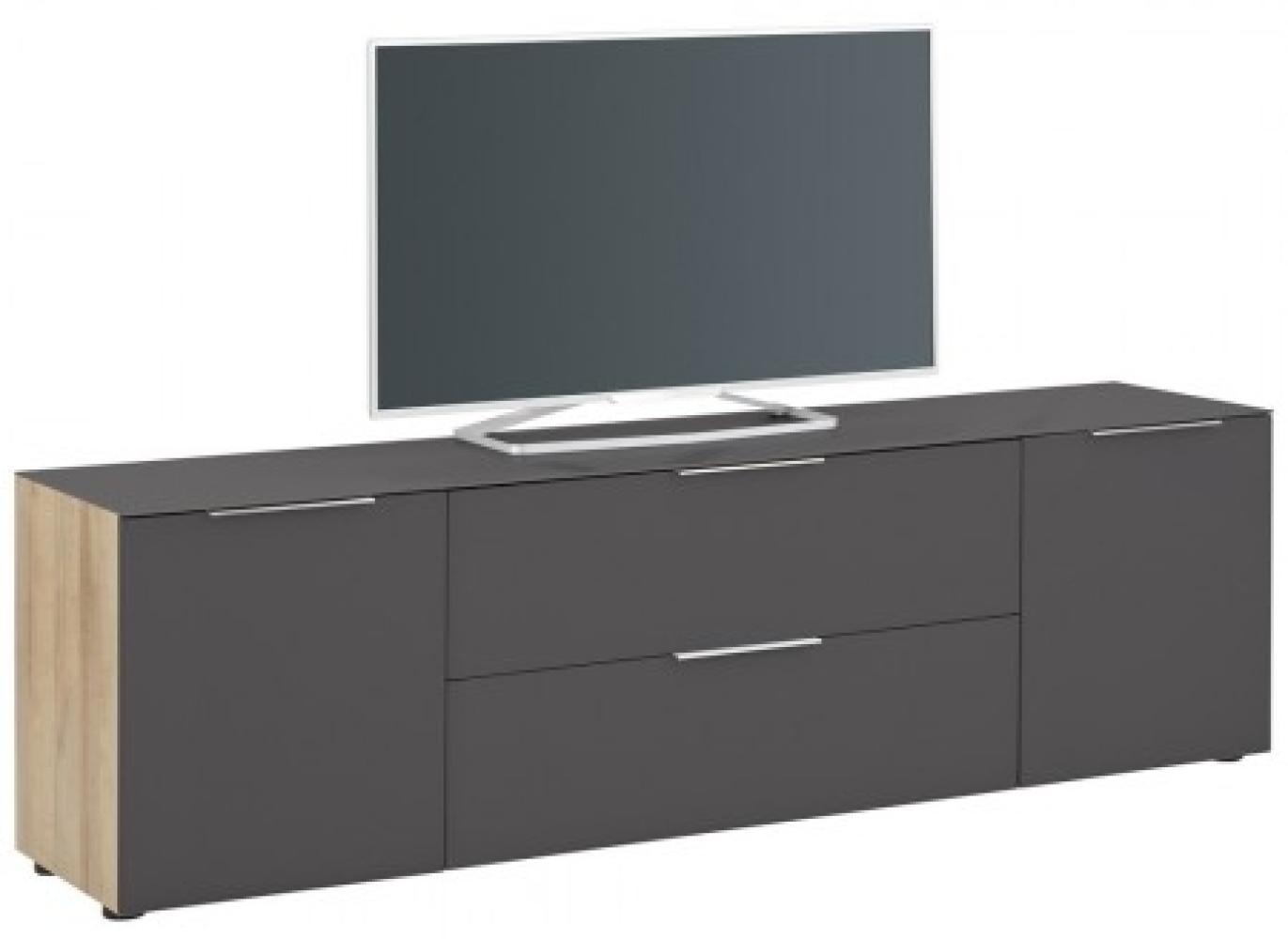 Maja Lowboard 7821 Riviera-Eiche - Anthrazit Matt Bild 1