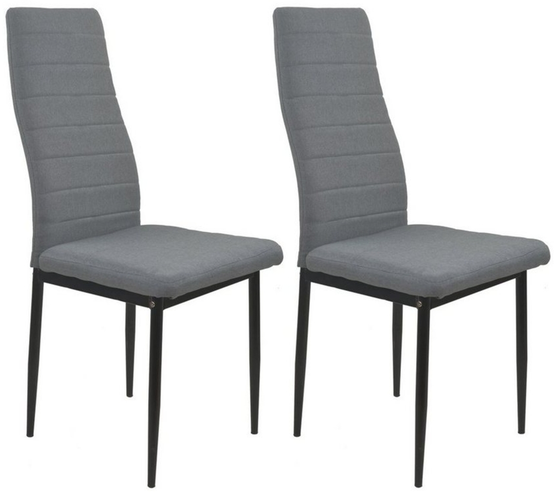 HTI-Living Esszimmerstuhl Esszimmerstuhl 2er Set Memphis Grau (Set, 2 St), Küchenstuhl Bild 1
