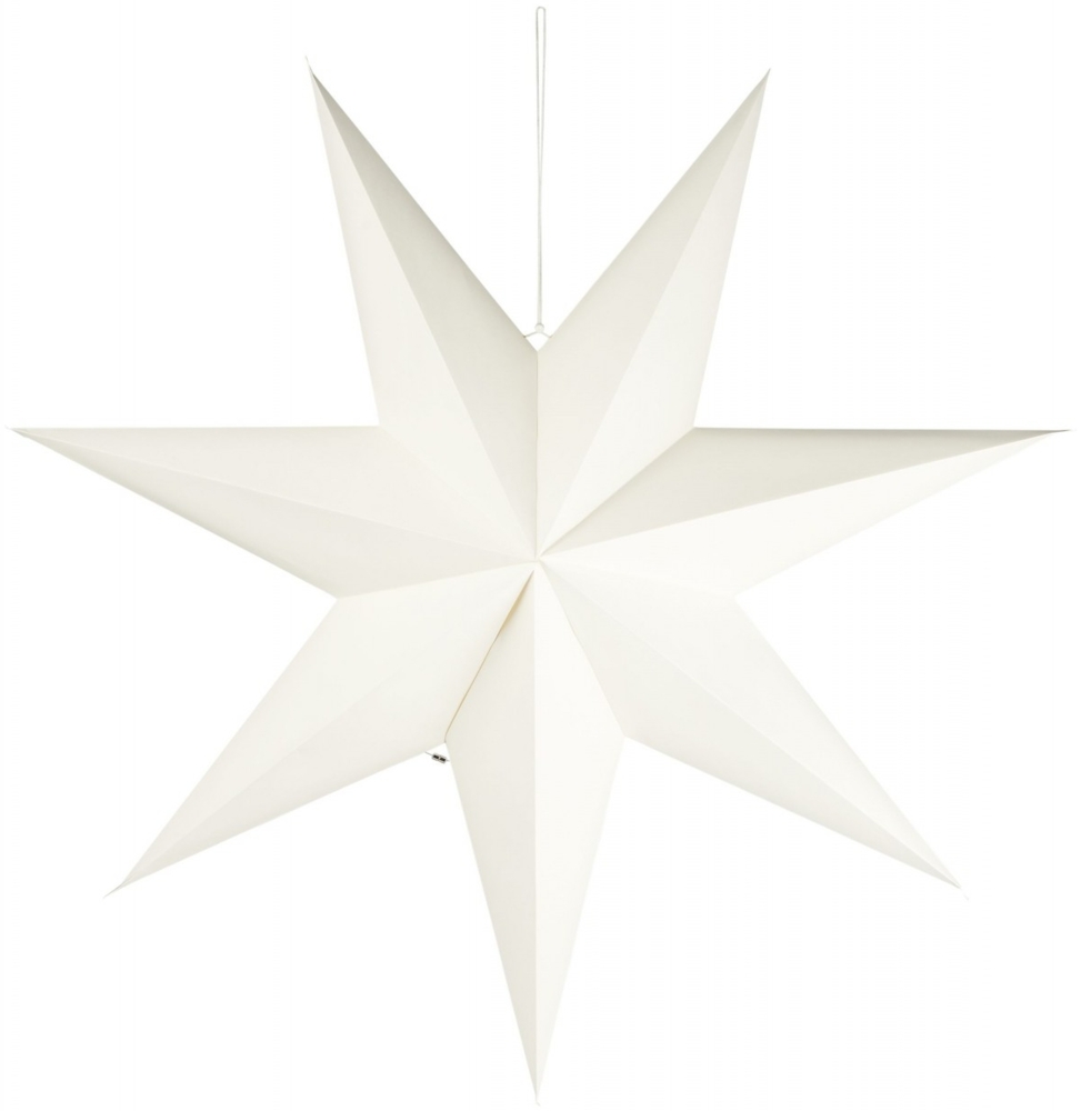 Stern Papierstern Weihnachtsstern Hängend D 90cm Weiß Ib Laursen 5104-11 Bild 1