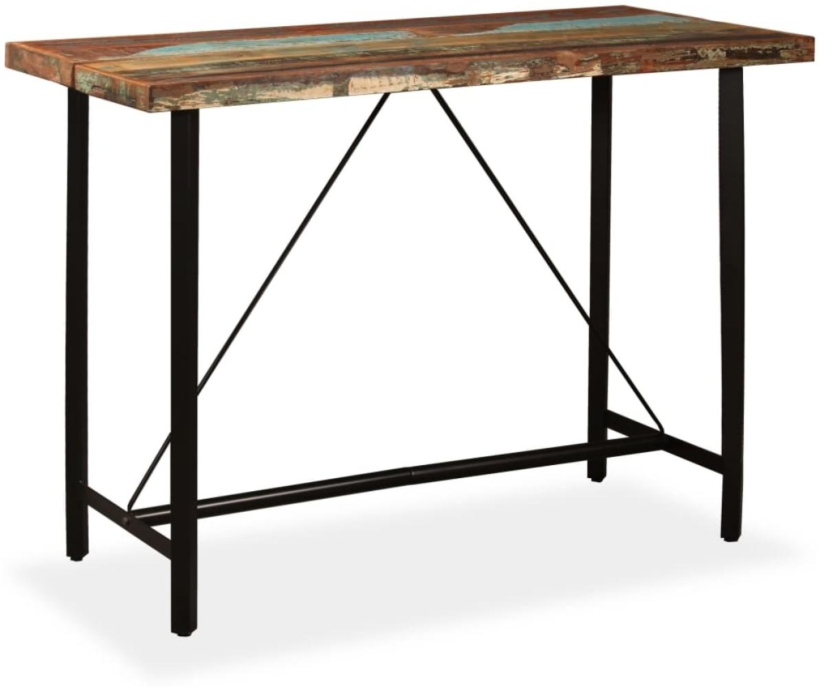 Stehtisch >295480< (LxBxH: 150 x 70 x 107 cm) in recycle Optik - 150 x 70 x 107 (LxBxH) Bild 1