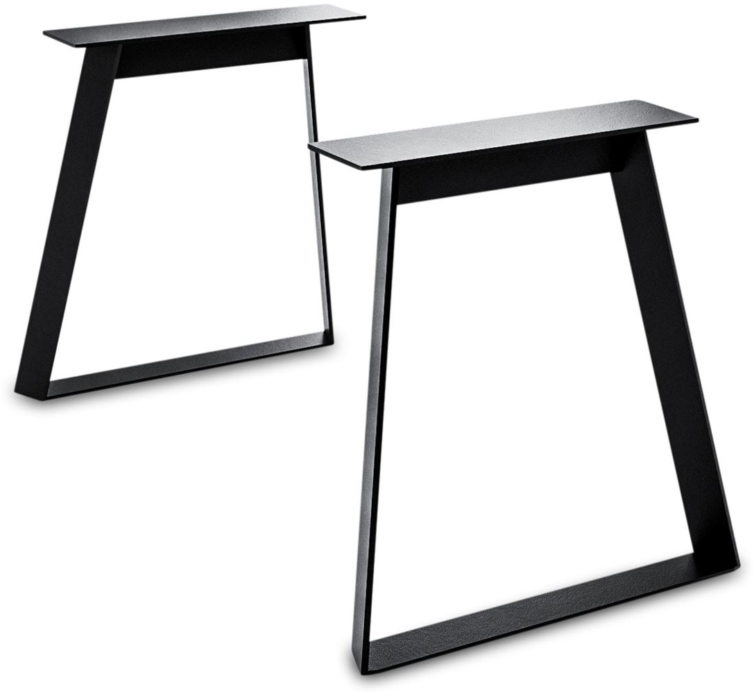 Tischgestell Dannye 68x72 Metall Schwarz Bild 1