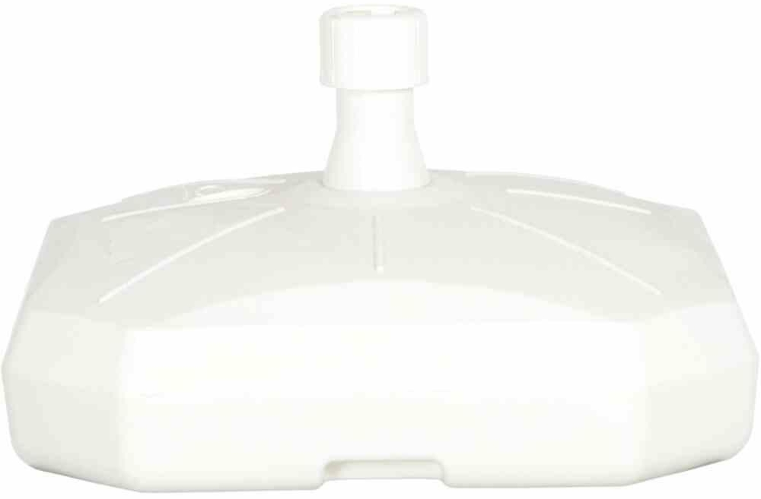 Gautzsch Schirmständer Garda Sonnenschirmständer 60x60x20cm weiß Bild 1