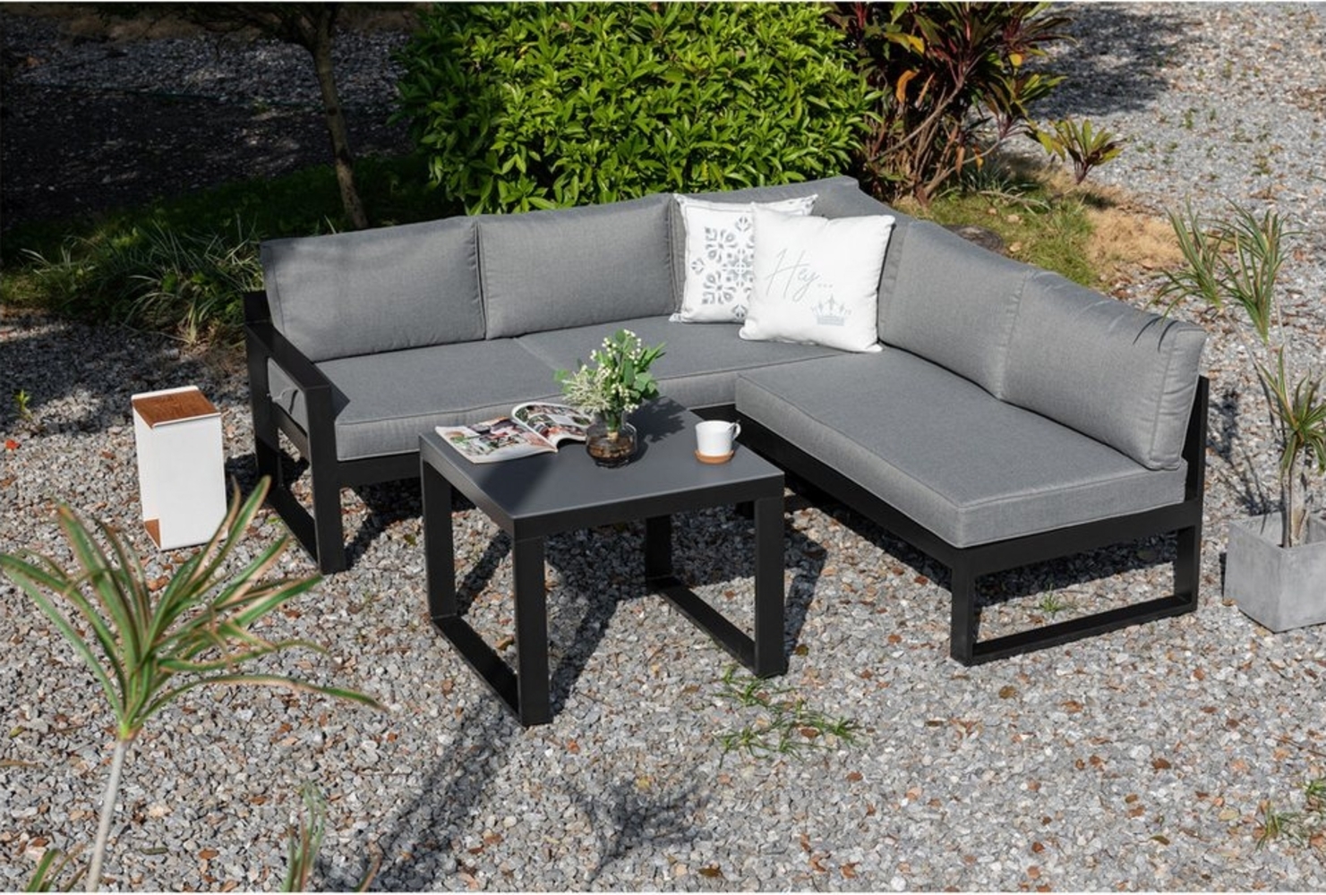 MANDALIKA Garden Loungeset Aluminium Lounge Set Lugano Bild 1