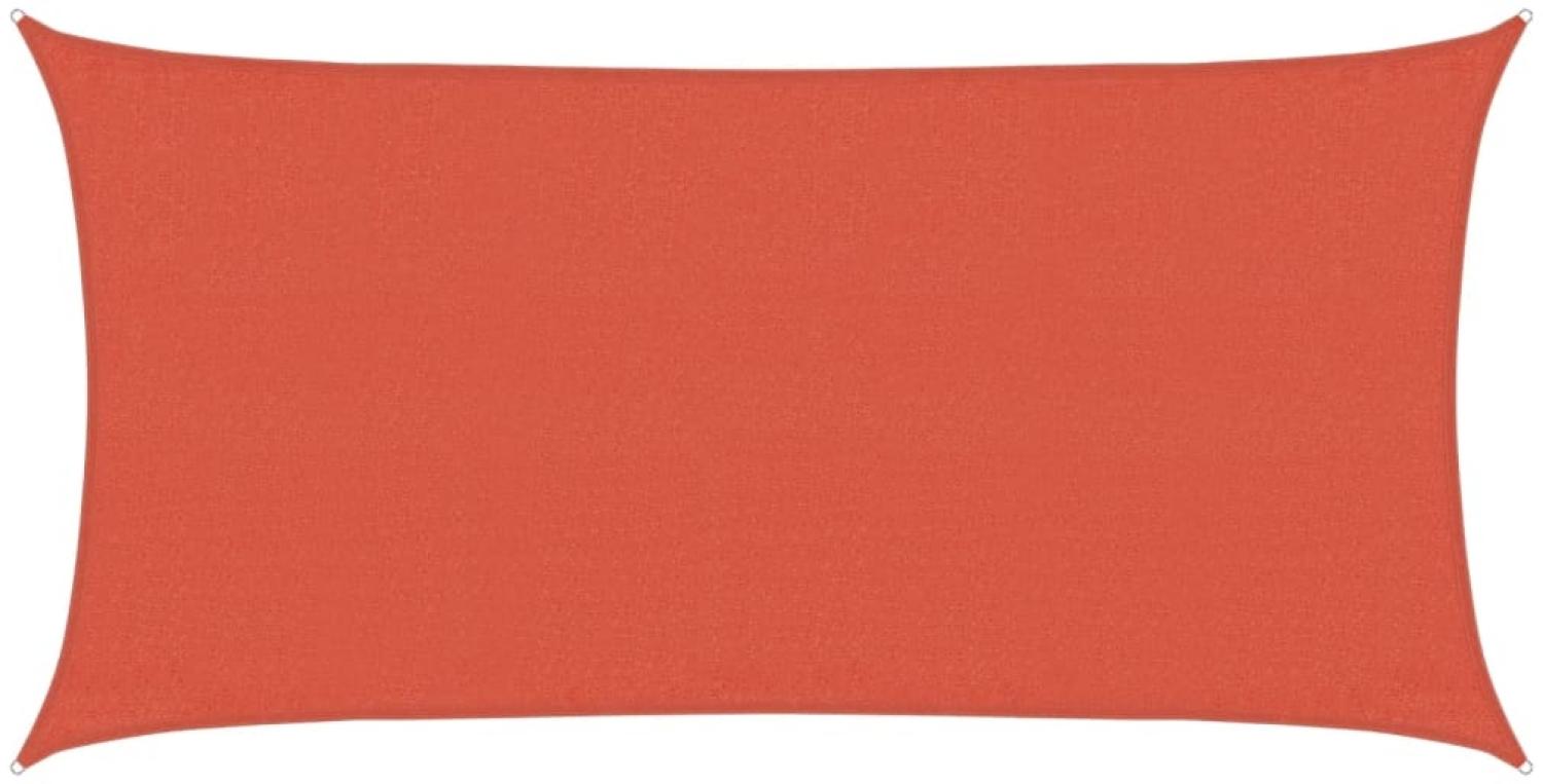vidaXL Sonnensegel 160 g/m² Terrakottarot 3x6 m HDPE 311350 Bild 1