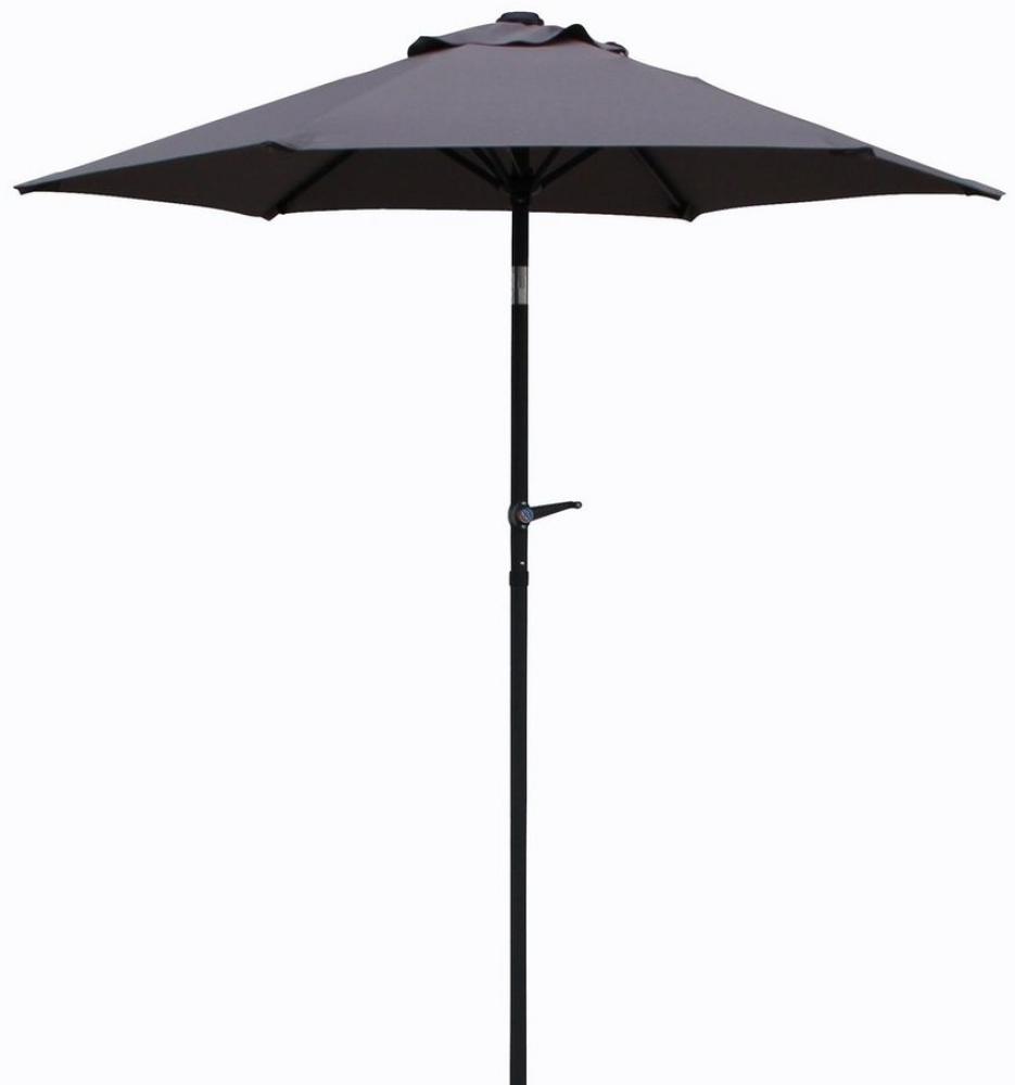 Pure Home & Garden Sonnenschirm Sunny 200 cm anthrazit Balkonschirm Kurbelschirm kippbar, abknickbar Bild 1