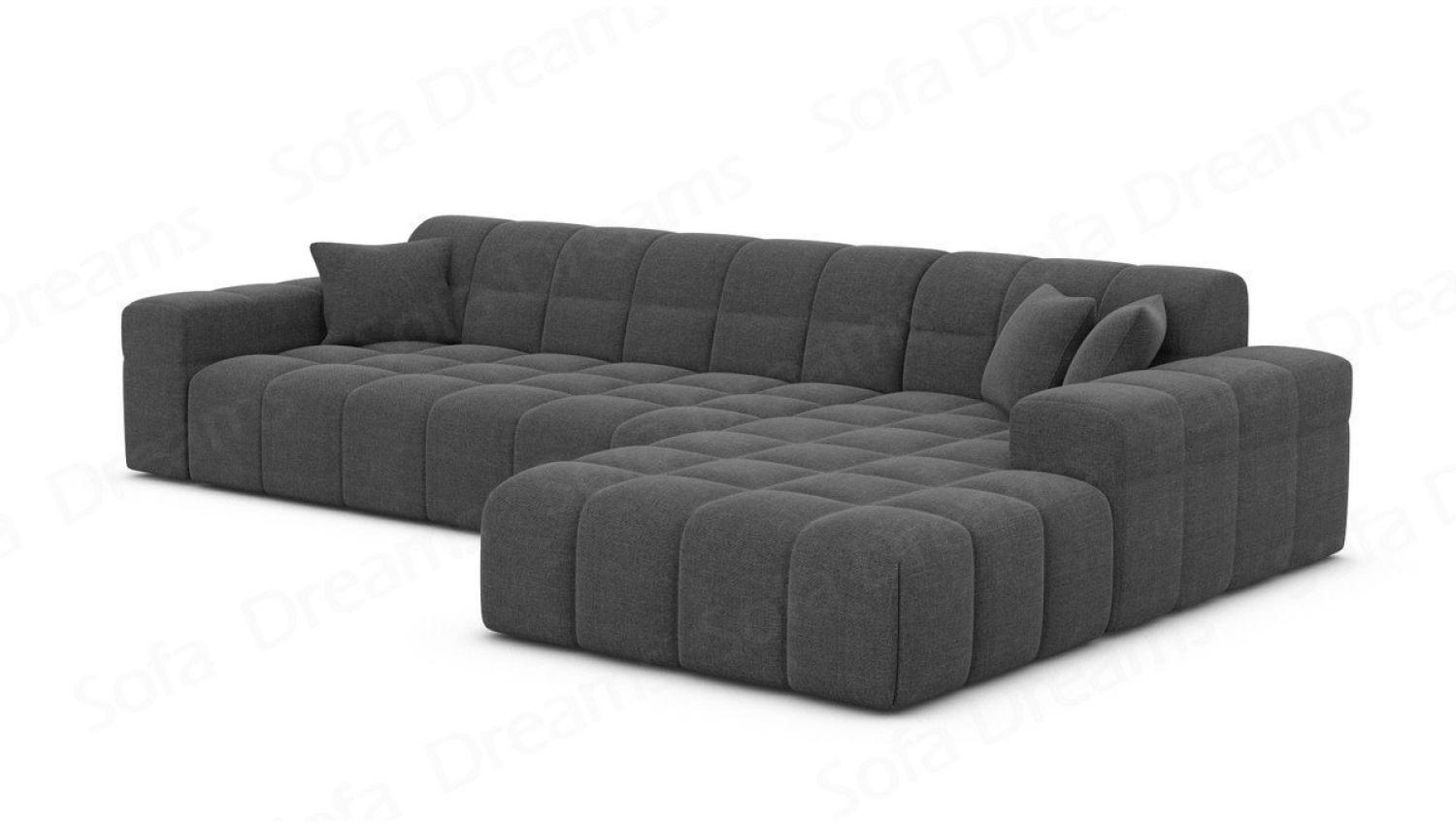 Sofa Dreams Ecksofa Stoffsofa Ibiza L Form kurz Stoff Modern Eckcouch Sofa Polstersofa, Loungesofa Bild 1