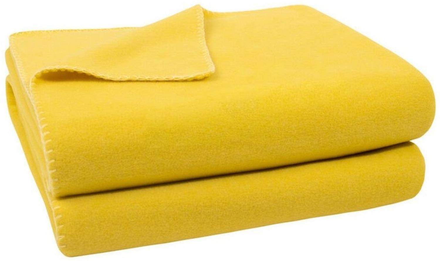 Zoeppritz Soft-Fleece curry 160x200 103291-160 Bild 1