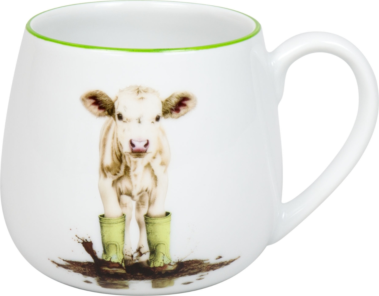 KÖNITZ 1111432963 Kuschelbecher 400 ml Tapsiges Kälbchen, Porzellan Bild 1