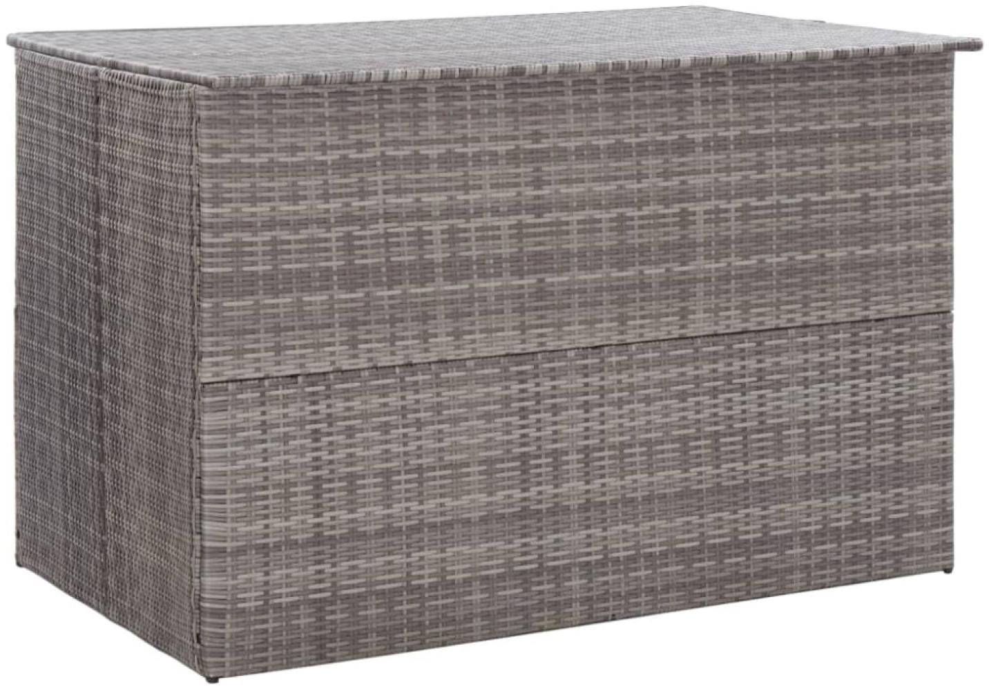 vidaXL Garden-Auflagenbox Grau 150x100x100 cm Poly Rattan 46467 Bild 1