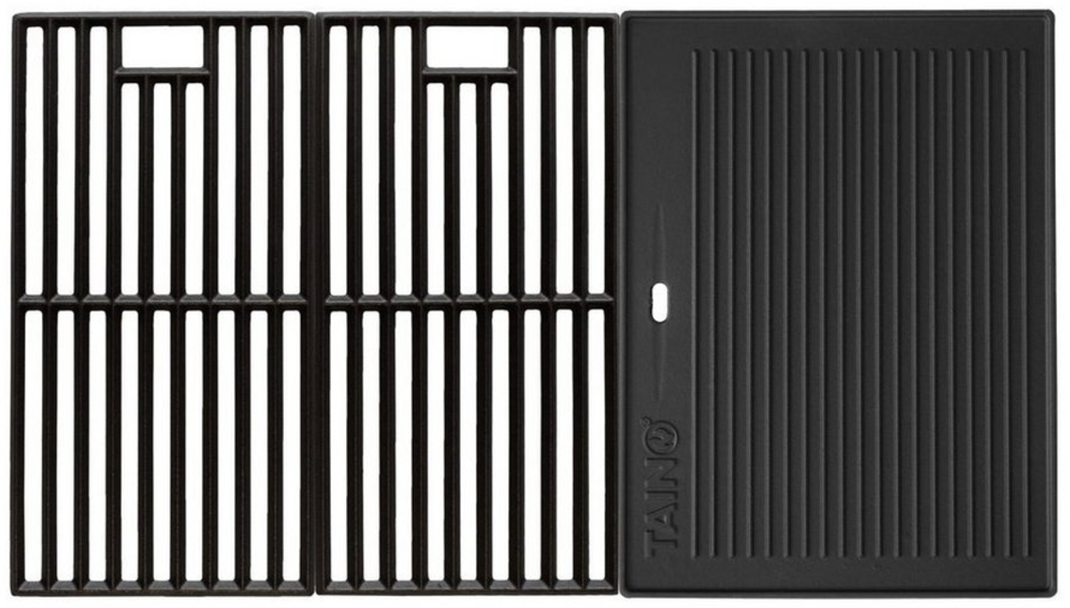 TAINO Grillplatte RED (Set, Spar-Set, 3-St), Hitzebeständig, Gusseisen Bild 1