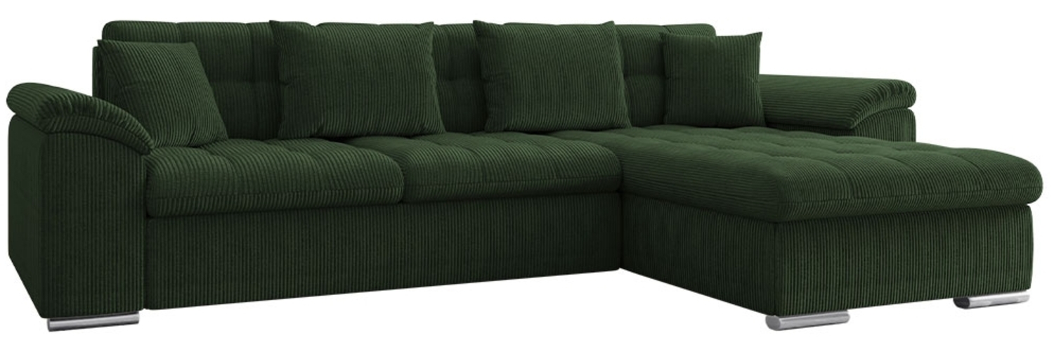 Ecksofa Diana Cord (Farbe: Poso 14, Seite: Rechts) Bild 1