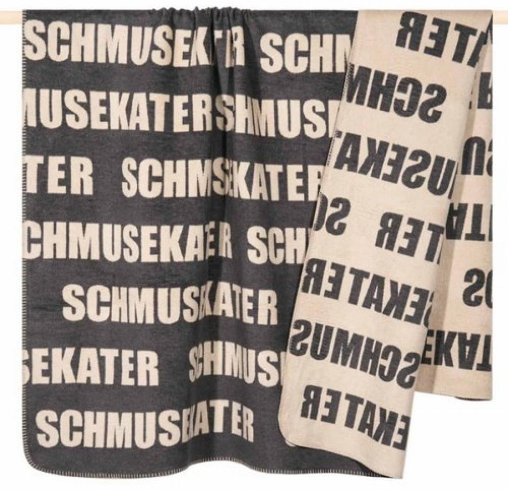 pad Decke Letters Schmusekater Grau (150x200cm) 11602-U25-1520 Bild 1