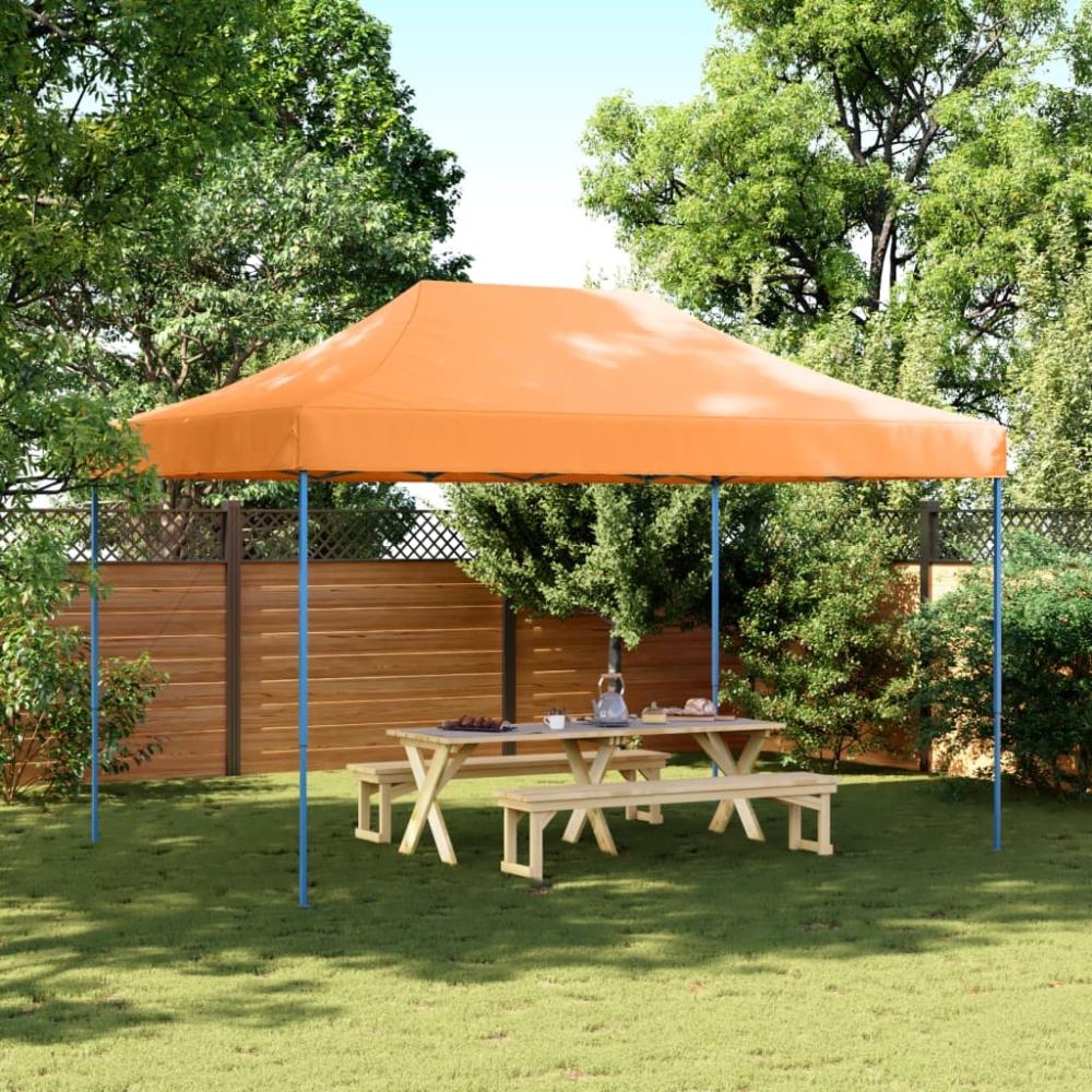 vidaXL Partyzelt Faltbar Pop-Up Orange 440x292x315 cm 4004961 Bild 1