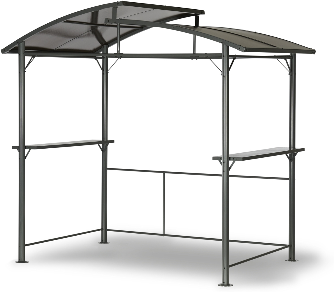 Leco Ersatz Polycarbonat-Dachplatten-Set für Profi-Grillpavillon XXL 2,75 x 1,65 m, grau-braun Bild 1
