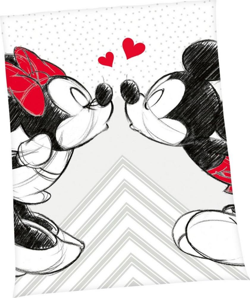 Mickey & Minnie Fleecedecke - 150 x 200 cm Bild 1