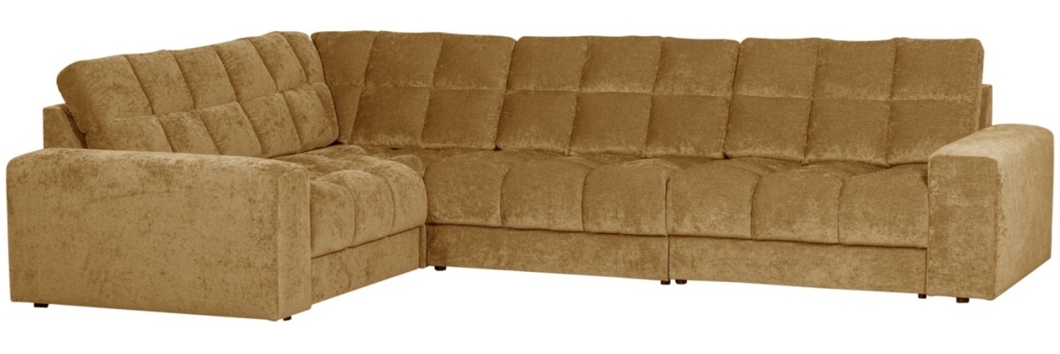 Ecksofa Date aus Webstoff Links, Gold Bild 1