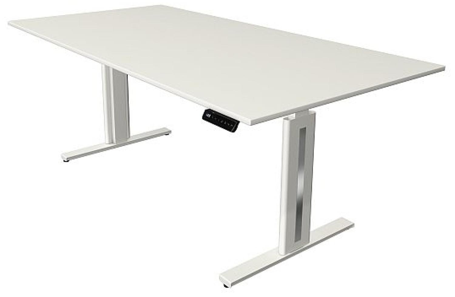 Kerkmann Move 3 fresh Schreibtisch Steh- und Sitztisch (B) 200 x (T) 100 cm grafit Bild 1