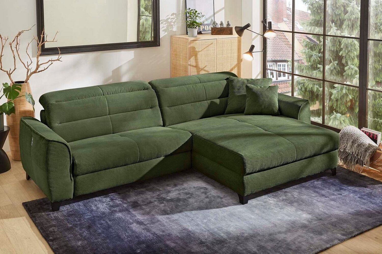 Jockenhöfer Gruppe Ecksofa Double One L-Form, mit 2x 120cm breiten, elektromotorischen Relaxfunktionen Bild 1