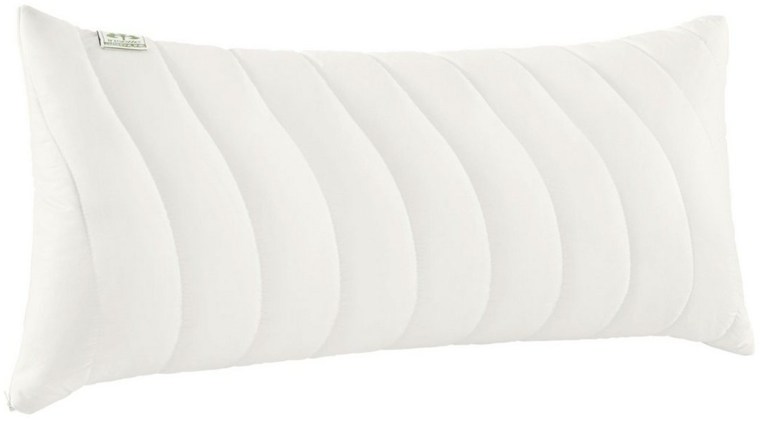 irisette GREENLINE Kopfkissen Kissen Irisette Greenline Megafil® Bio, Füllung: 100 % Polyester – Megafil® Bio-Faser (Hohlfaserkugeln), Bezug: hautsympathisch, Seitenschläfer, Rückenschläfer, Bauchschläfer, waschbar bis 60°C, allergikergeeignet, umweltb... Bild 1