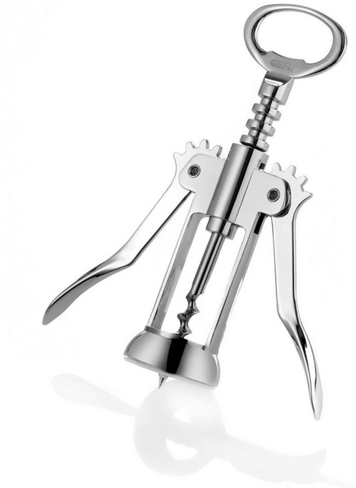 GEFU Korkenzieher VINOLI, (1 tlg), elegantes Design, einfache Handhabung, robuste Qualität Bild 1