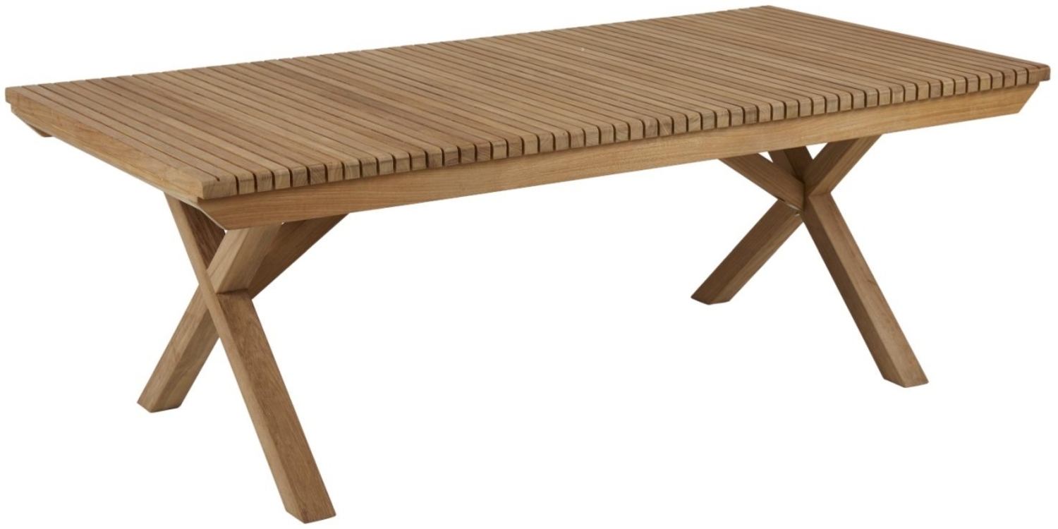 Gartencouchtisch Julita aus Teakholz, 140 cm Bild 1