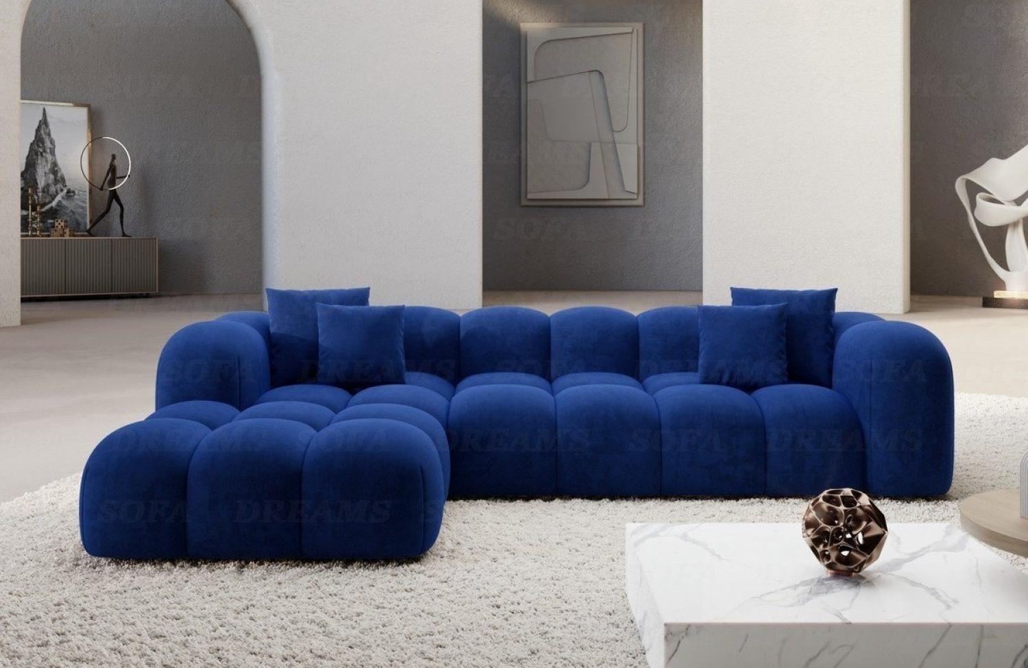 Sofa Dreams Ecksofa Stoffsofa Eckcouch Polster Eck Sofa Formentera L Form kurz Stoff, Loungesofa Bild 1