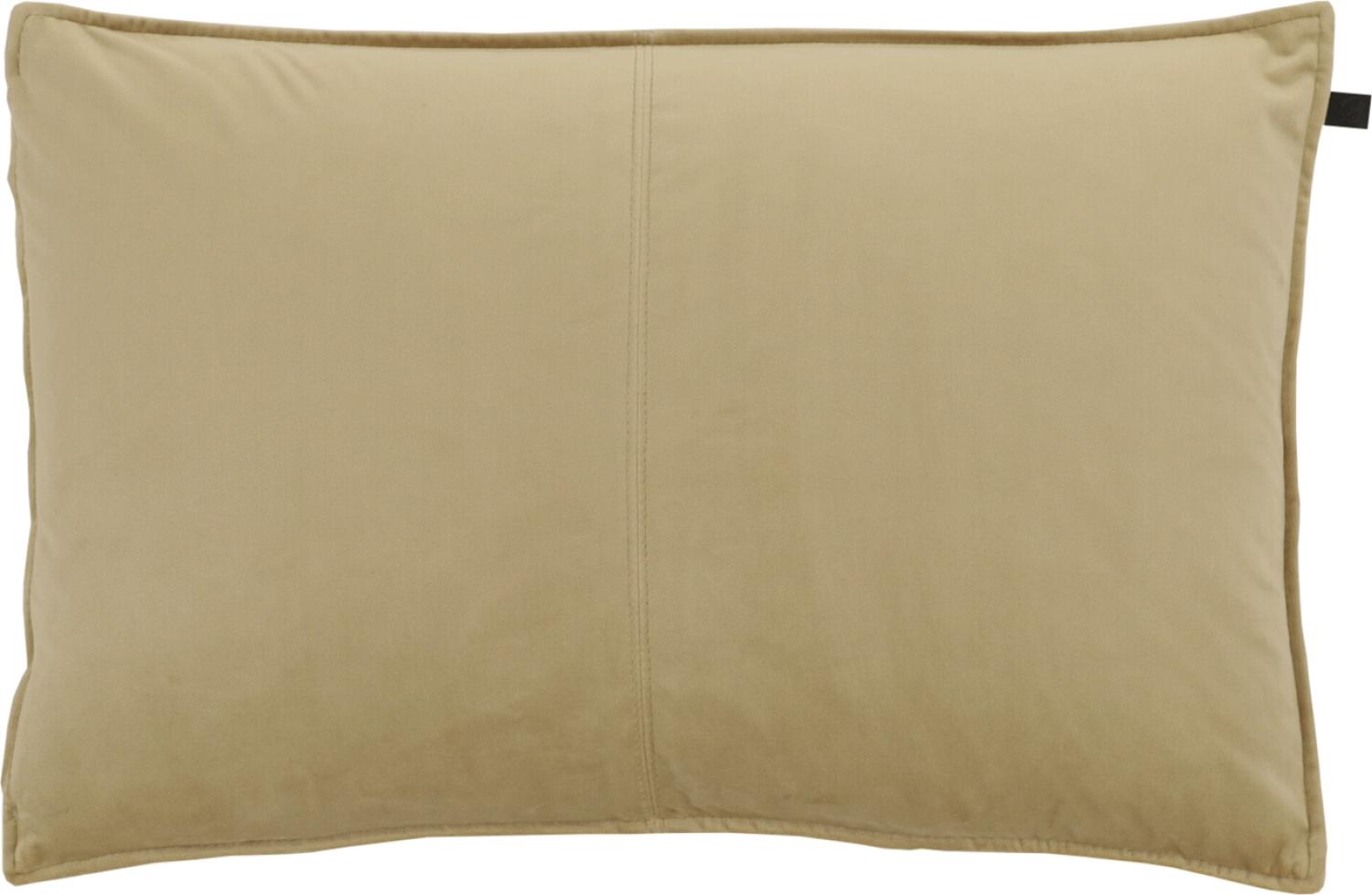 Overseas Middlestitch Kissen - 40 x 60 cm – Samt – Beige Bild 1