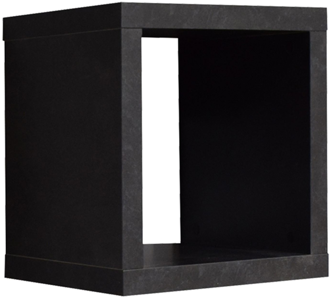 Würfelregal Elenore 40x40x41 Bücherregal Regal schwarzstahl 14841 Bild 1