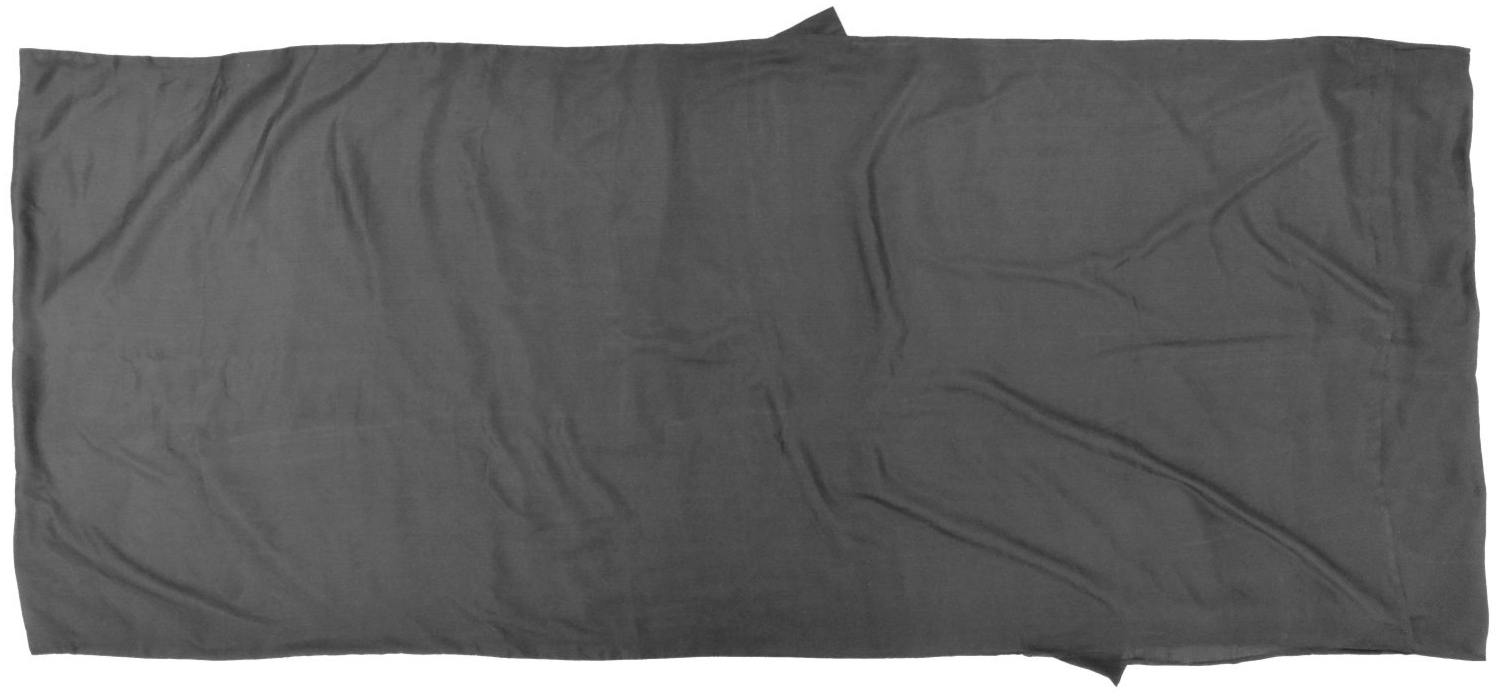 Origin Outdoors Sleeping Liner Seide Ripstop, Deckenform, dunkelgrau Bild 1