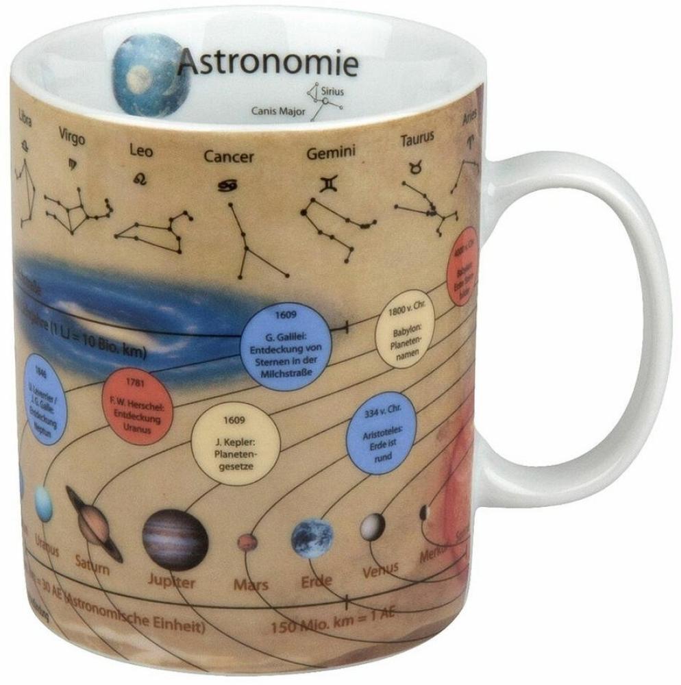 Könitz Wissensbecher Becher Astronomie, Kaffeebecher, Teetasse, Tasse, Porzellan, 460ml, 1113301623 Bild 1