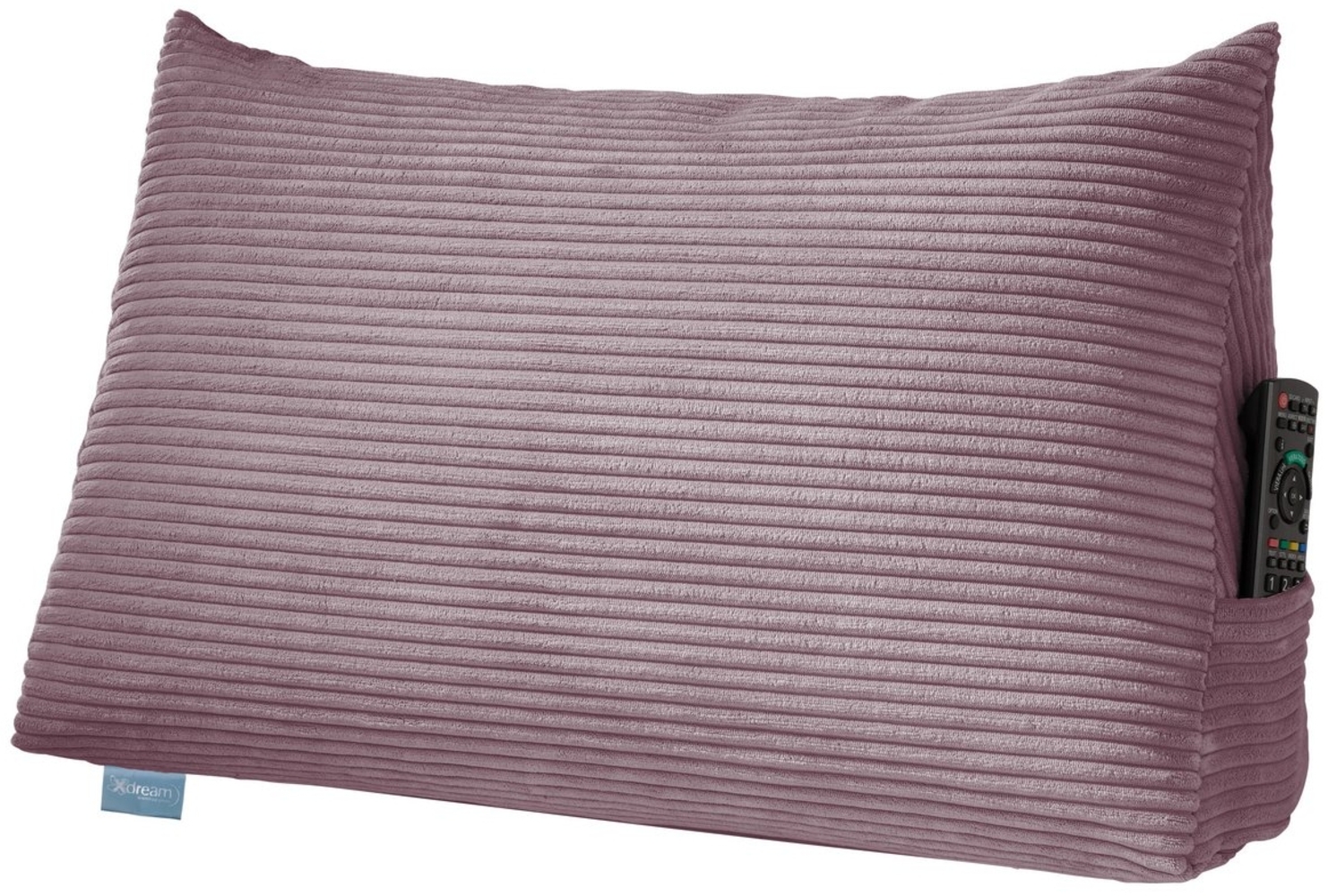 XDREAM Rückenkissen ergonomisches Keilkissen für Bett und Sofa, 1-tlg, als Kopfkissen oder Venenkissen verwendbar, mit praktischem Seitenfach Bild 1