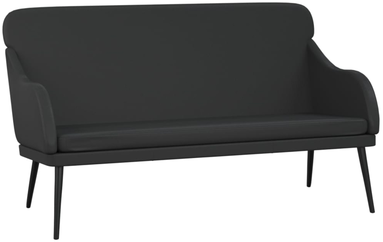 vidaXL Sitzbank Schwarz 110x76x80 cm Kunstleder 351430 Bild 1