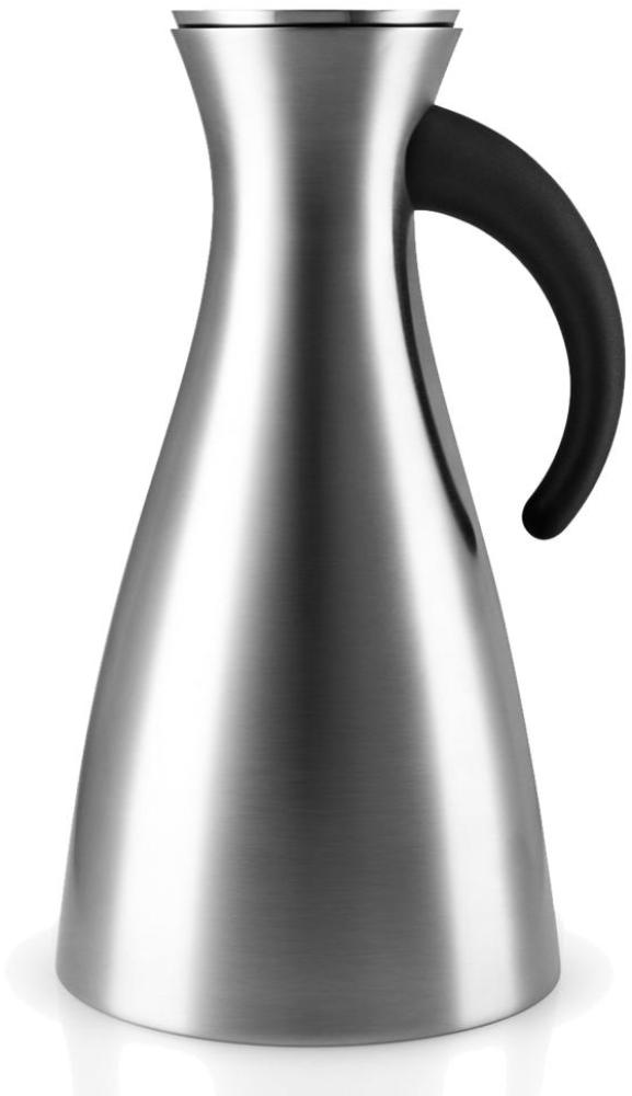 Eva Solo Isolierkanne, Kaffeekanne, Thermokanne, Teekanne, Kanne, Edelstahl, 1 L, 502932 Bild 1