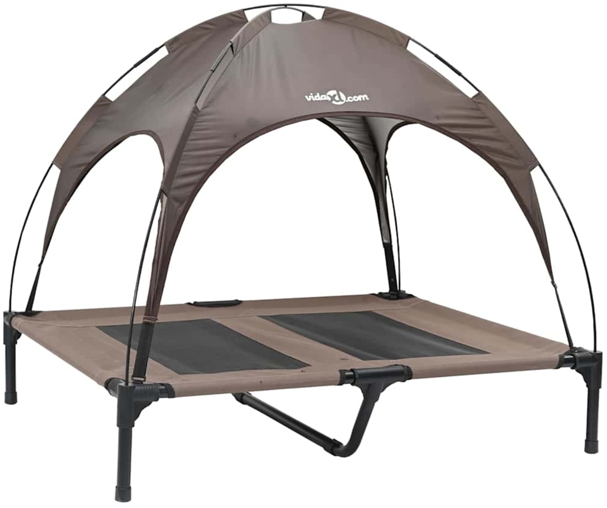 vidaXL Hundebett Braun l Stahl 42008171 Bild 1