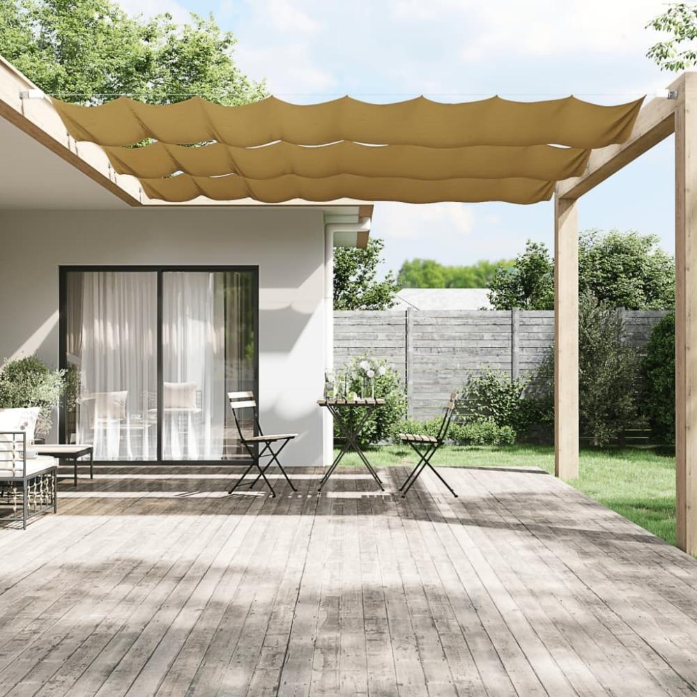 vidaXL Senkrechtmarkise Beige 100x420 cm Oxford-Gewebe 148257 Bild 1