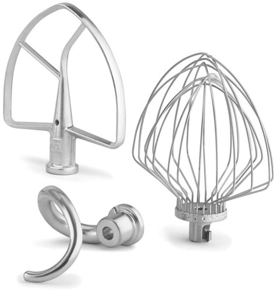 KitchenAid Edelstahlrührer - 3er Set für KM 6,6L & 6,9L Bild 1
