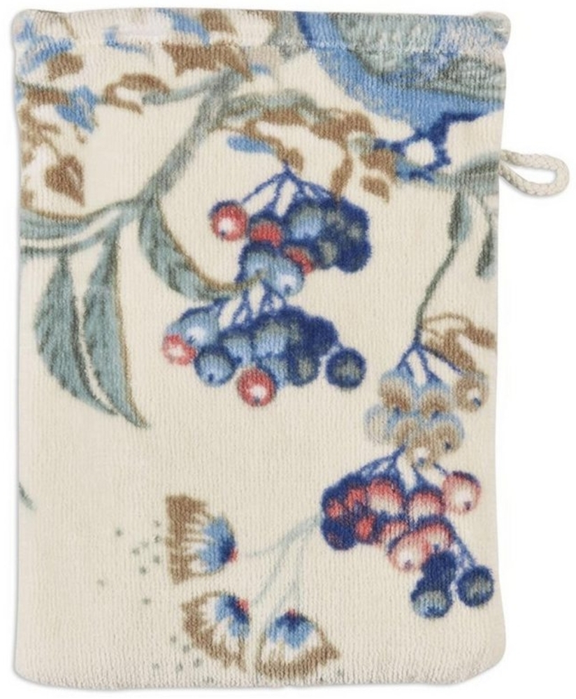 PiP Studio Badaccessoire-Set Secret Garden Waschhandschuh whiteblue 16x22cm (1 Stück) Bild 1