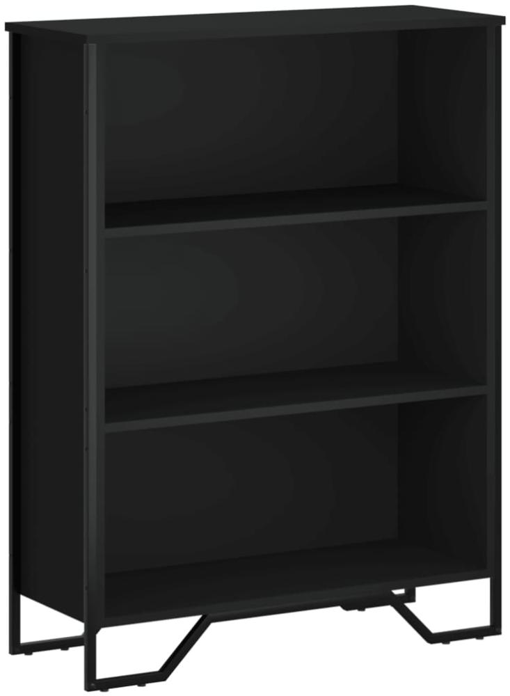 vidaXL Bücherregal Schwarz 80x31x106 cm Holzwerkstoff 848624 Bild 1