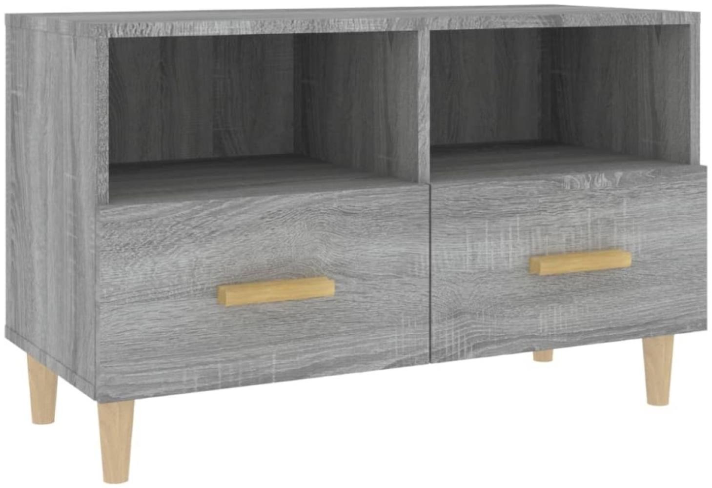 TV-Schrank Grau Sonoma 80x36x50 cm Holzwerkstoff [817490] Bild 1