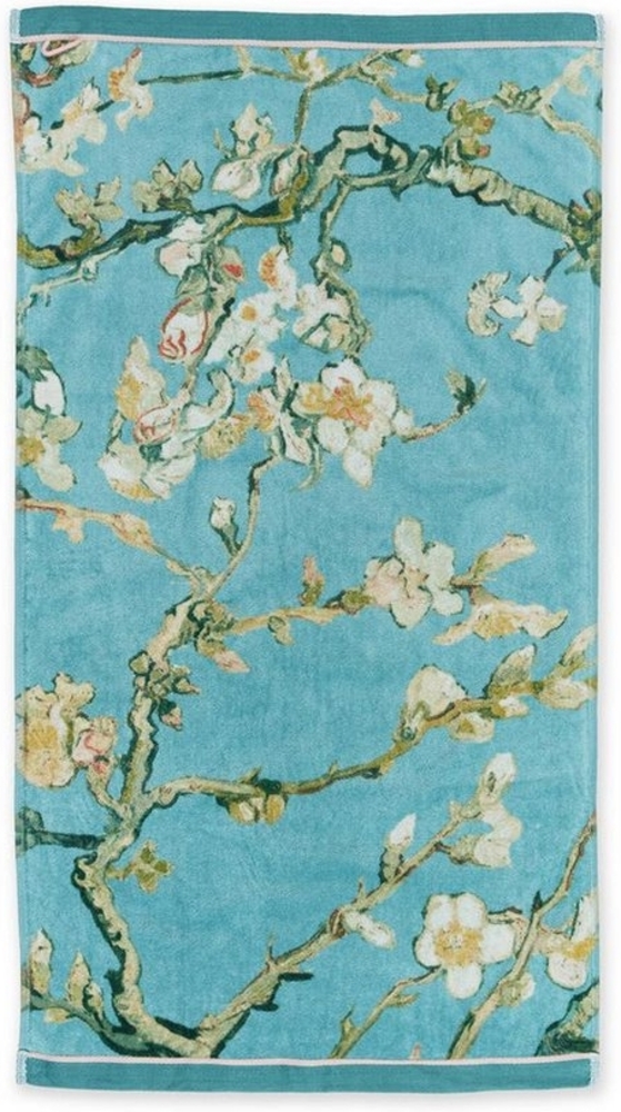 Beddinghouse x Van Gogh Museum Handtuch Blossom Towel_Blue_UV_UV_55x100 1 Handtuch 55 x 100 cm, Frottier (1-St) Bild 1