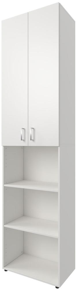 Aktenschrank >Trio< in Weiß - 57x226x34,5cm (BxHxT) Bild 1