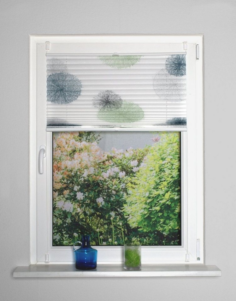 HOME WOHNIDEEN Plisseerollo RAWLINS, mit Hakenaufhängung, halbtransparent Bild 1