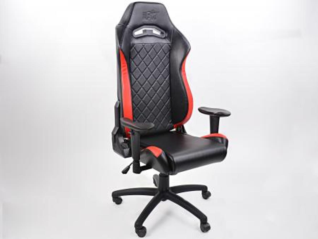 FK Gamingstuhl eGame Seats eSports Spielsitz London schwarz/rot Bild 1