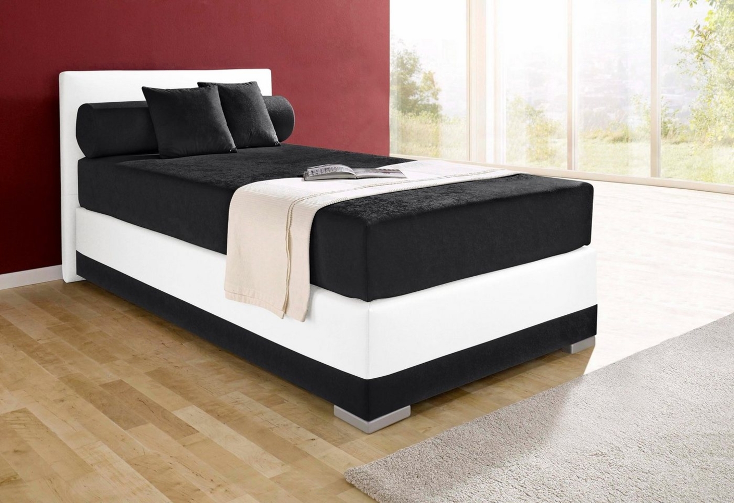 Maintal Boxspringbett Lago, in 3 verschiedenen Matratzenarten, H2 oder H3 Bild 1