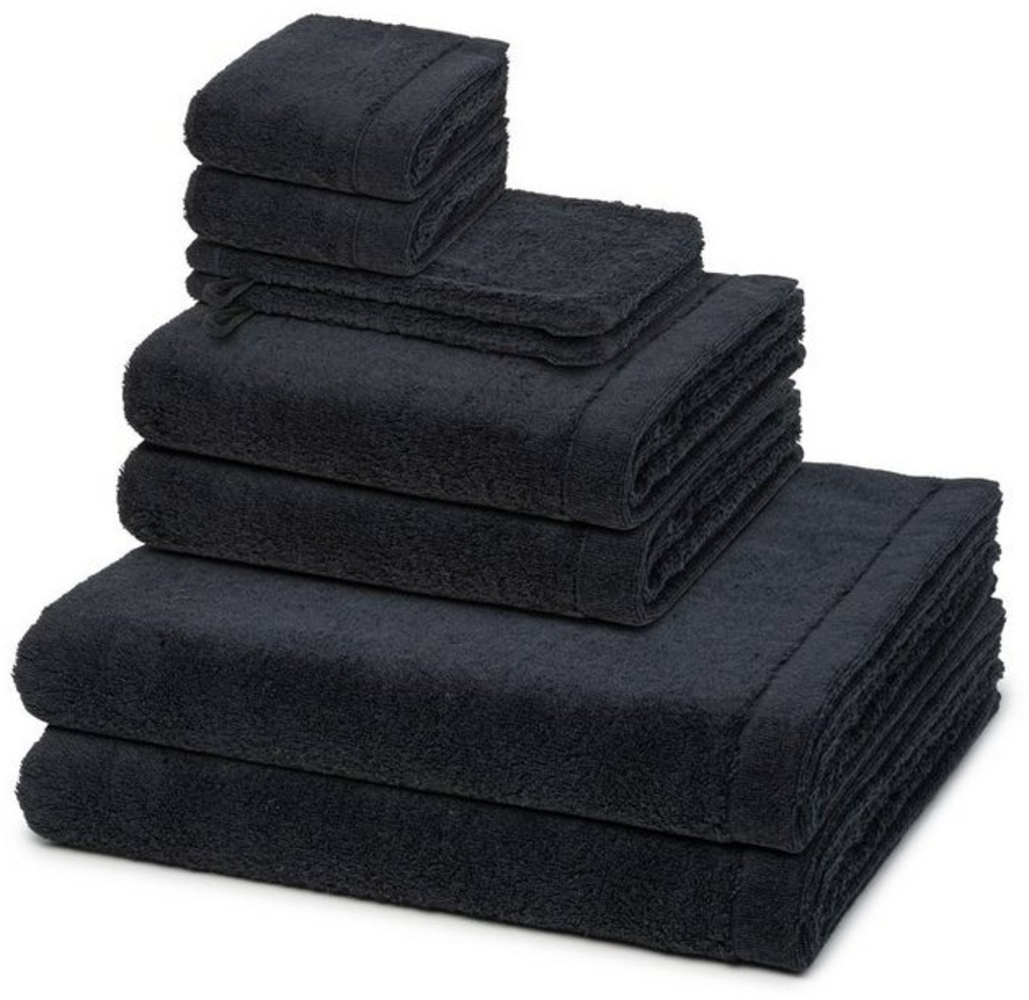 Cawö Handtuch Set Lifestyle, Walkfrottee (Spar-Set, 8-St), 2 X Wasch- 2 X Gäste- 2 X Dusch- 2 X Handtuch im Set - Baumwolle Bild 1
