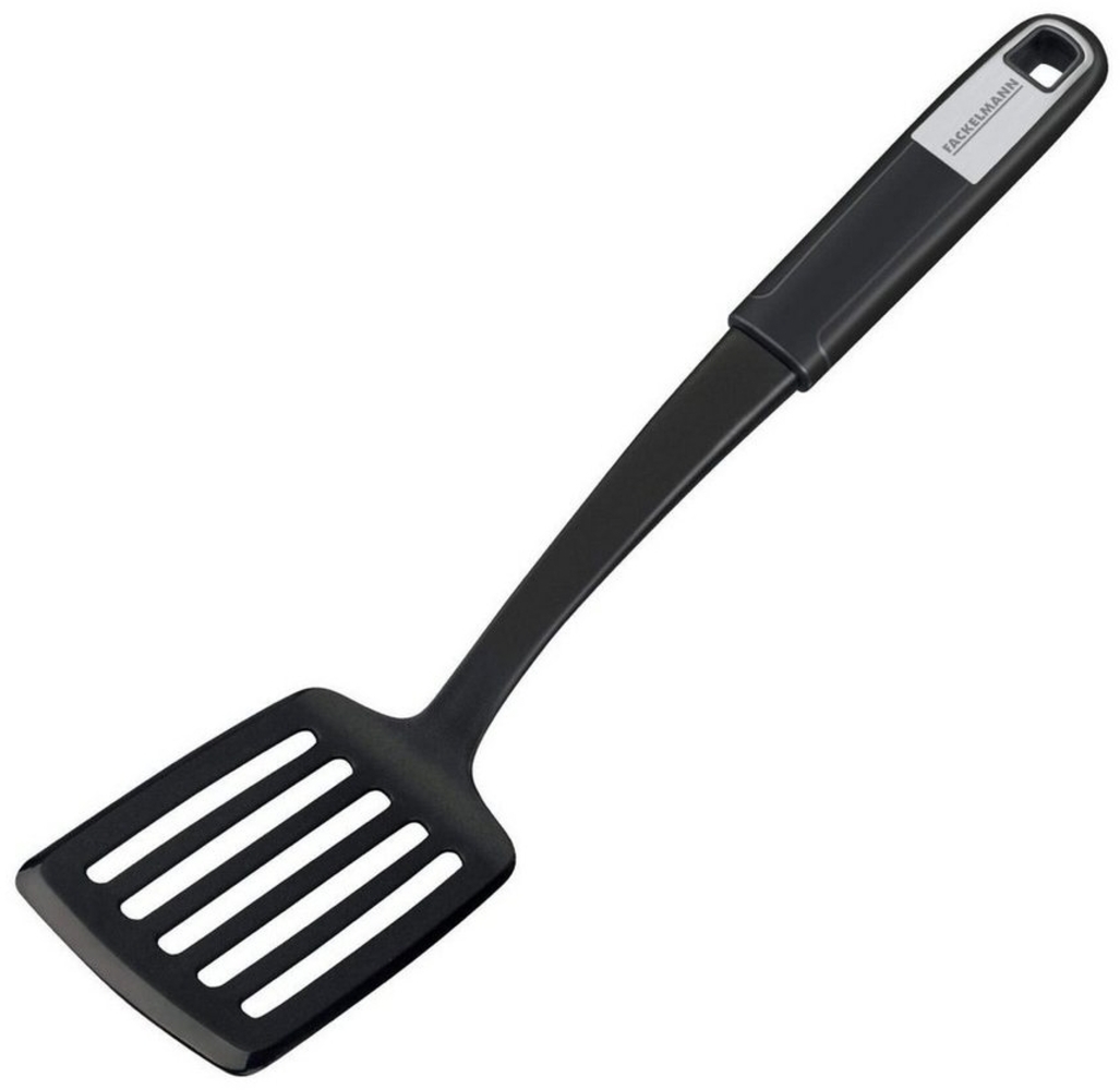 FACKELMANN Pfannenwender Sense schwarz, silber Bild 1